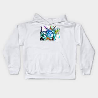 Statue of Liberty Grunge Kids Hoodie